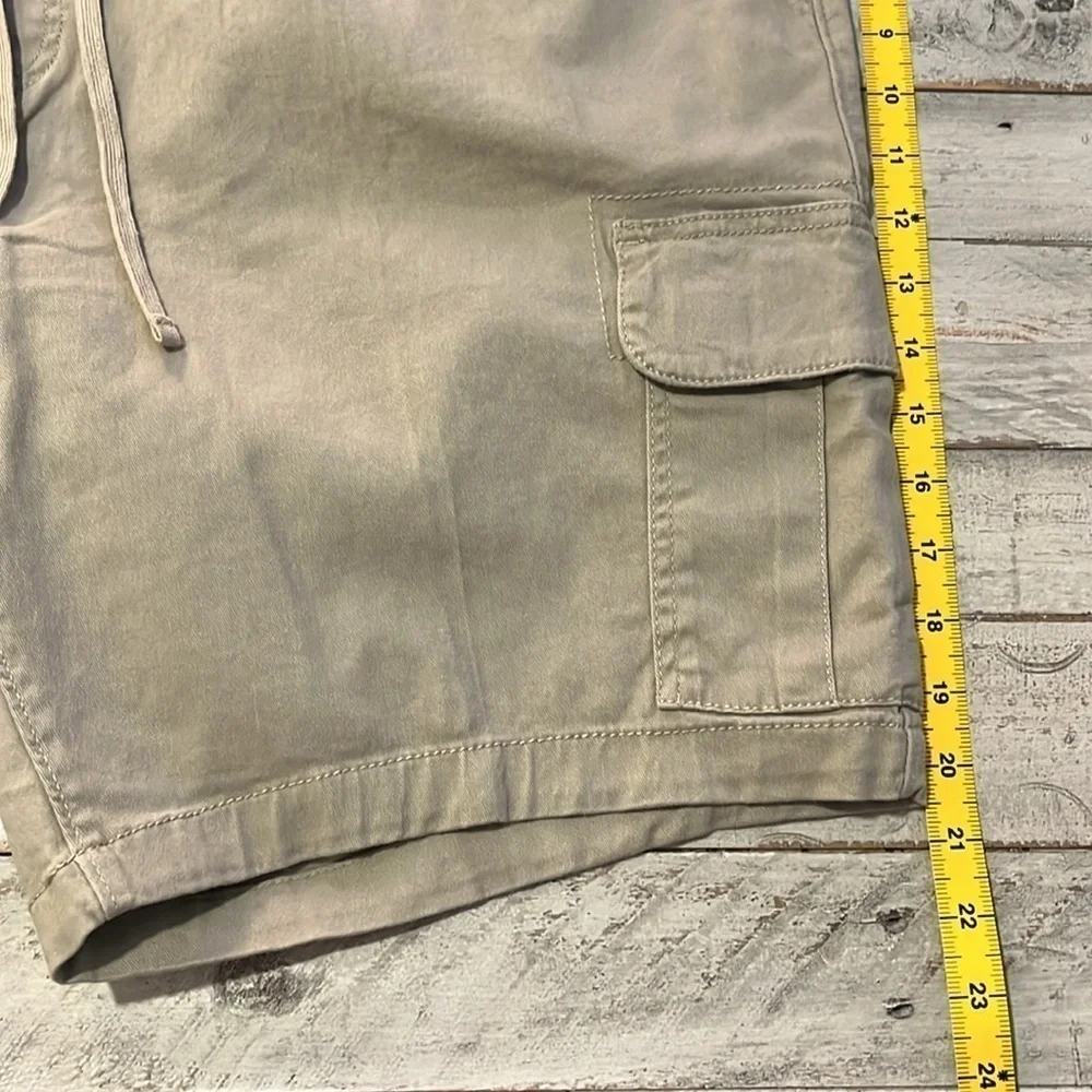 [g] George Soft‎ Cargo 6 Pocket Shorts AVAILABLE IN BLACK or KHAKI